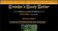 Desktop Screenshot of grandpasgoodygetter.com